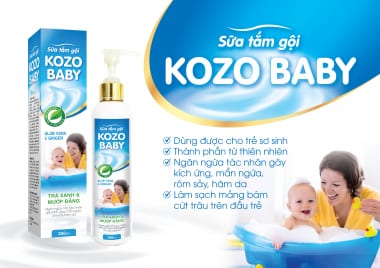 SỮA TẮM GỘI - KOZO BABY (H 1 chai x 250ml)