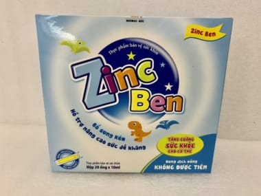 Zinc Ben (H 20 ống x 10ml)